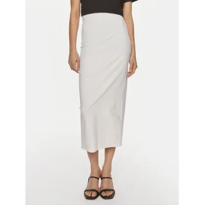 Zdjęcie ViCOLO Spódnica ołówkowa TB0030 Écru Slim Fit