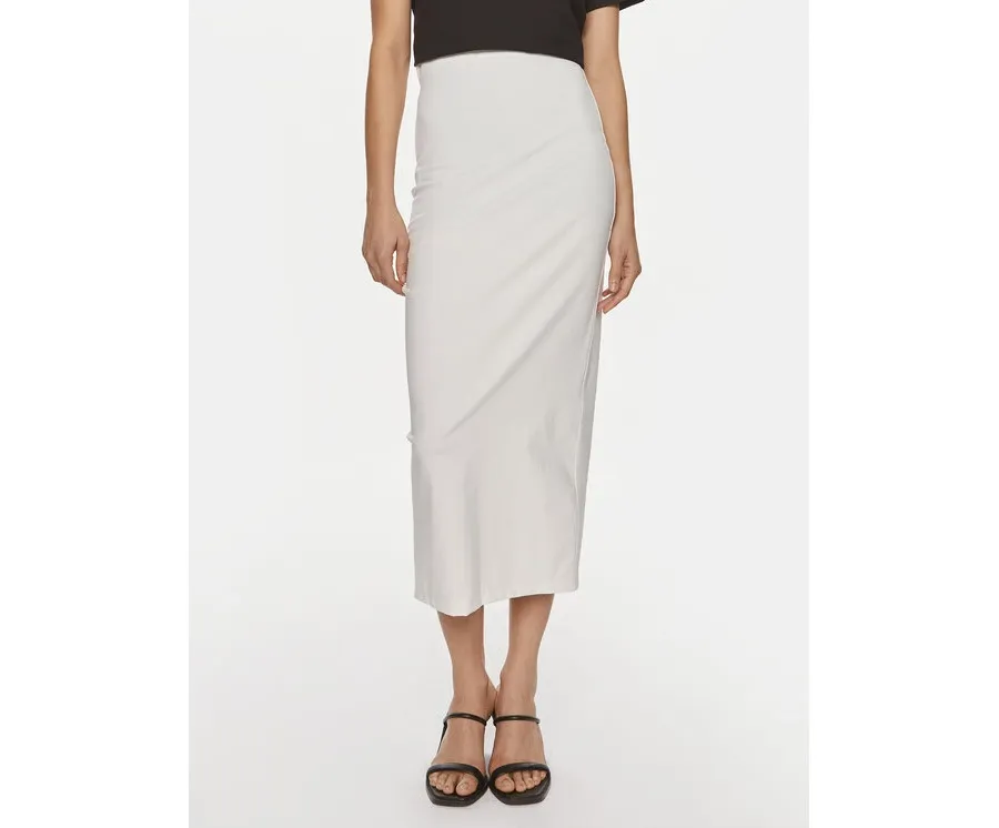 obrazek 1 ViCOLO Spódnica ołówkowa TB0030 Écru Slim Fit
