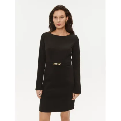 Zdjęcie TWINSET Sukienka codzienna 232TT2195 Czarny Regular Fit