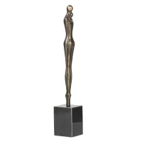 Zdjęcie Cudowna statuetka z platerowanego brązu