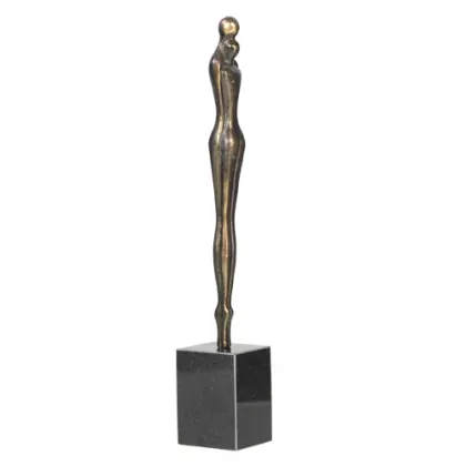 Picture A wonderful statuette made of plated bronze