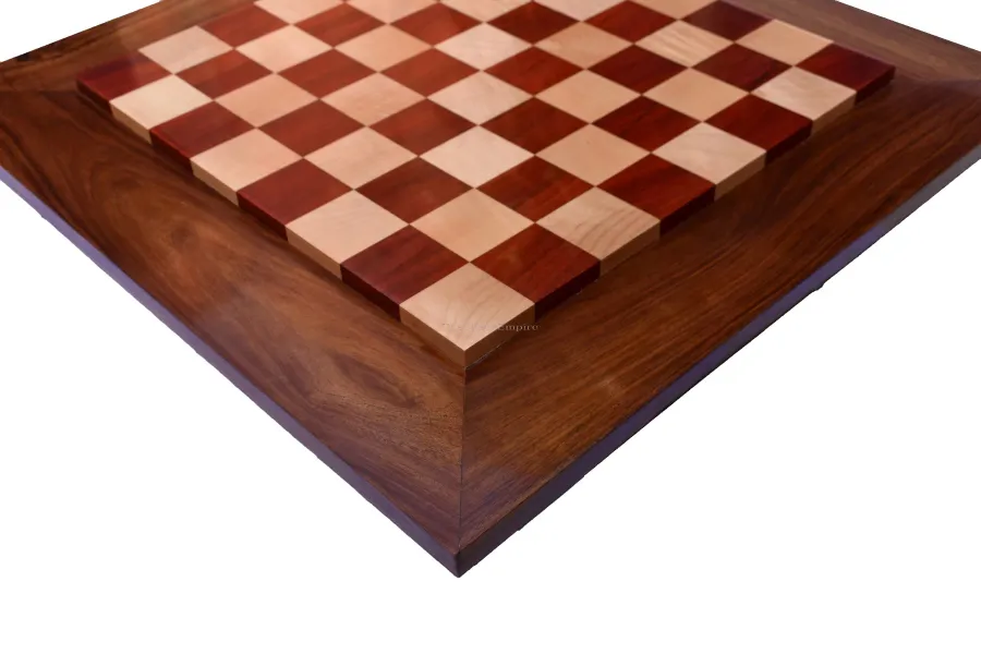 obrazek 1 Prestiżowa szeroka plansza z drewna klonowego i padauk - The Chess Empire