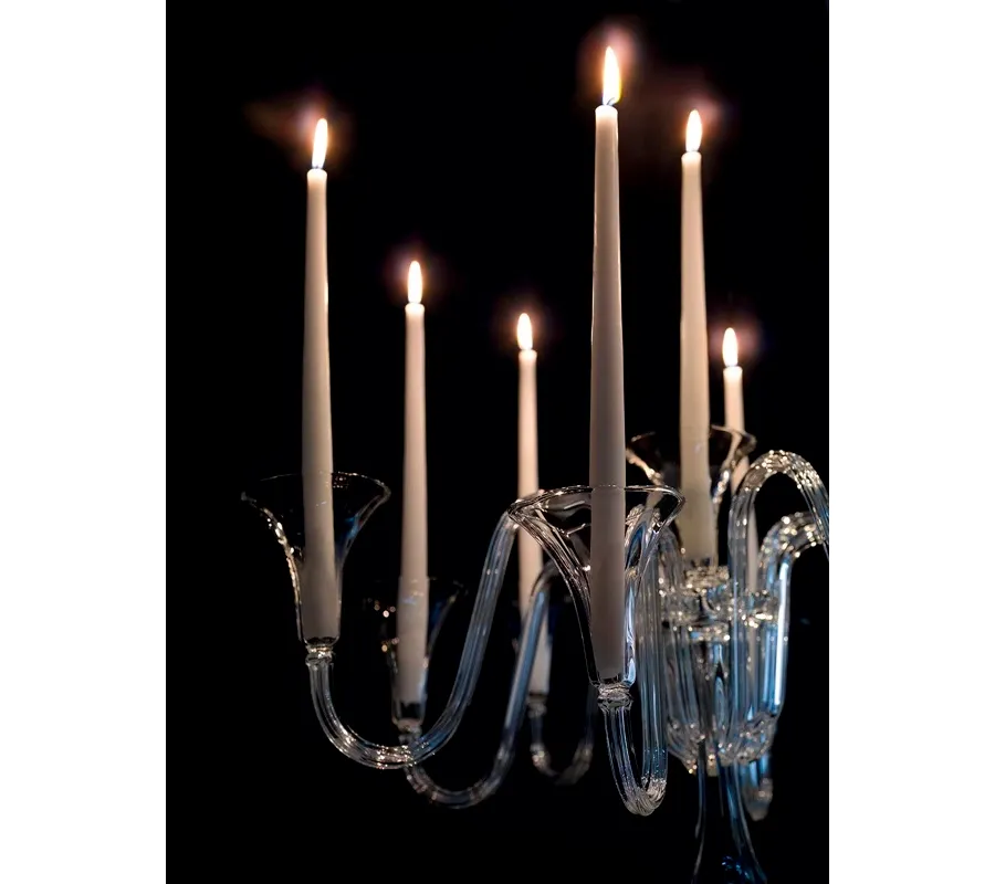 picture 8 Classic glass candlestick with nine arms