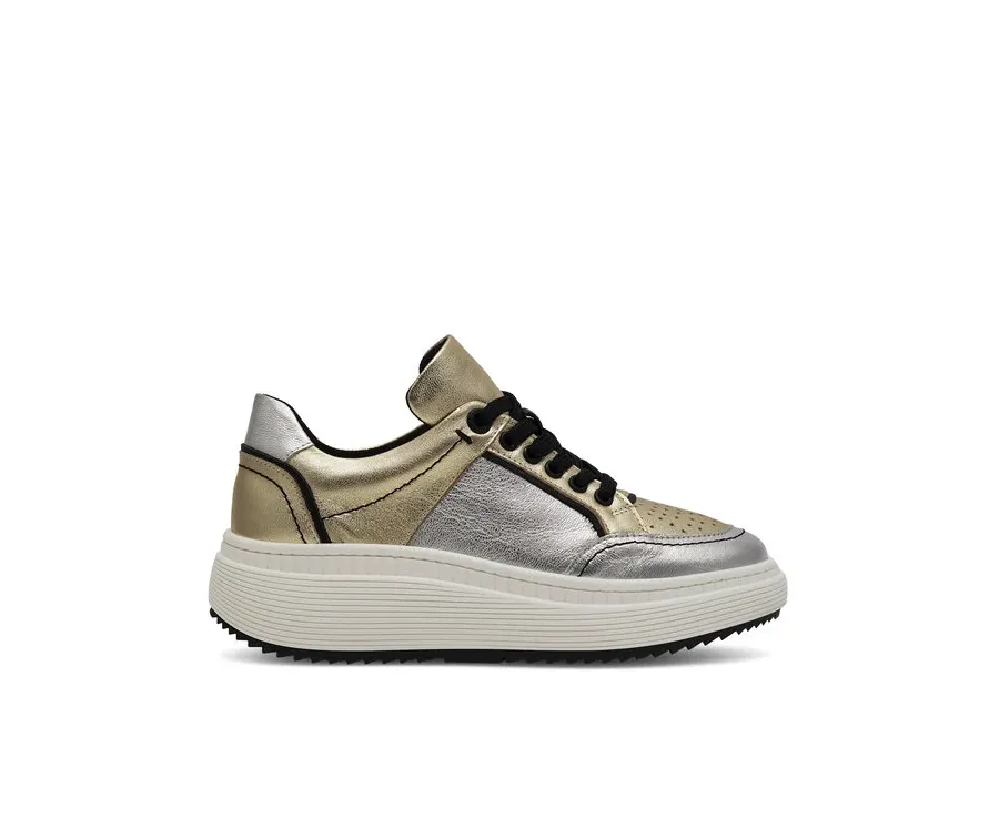 obrazek 1 Eva Minge Sneakersy VANESSA-0481 Srebrny