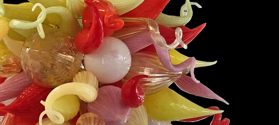 obrazek 4 Wyjątkowy żyrandol rzeźba ze szkła Murano – Vetreria Artistica Rosa