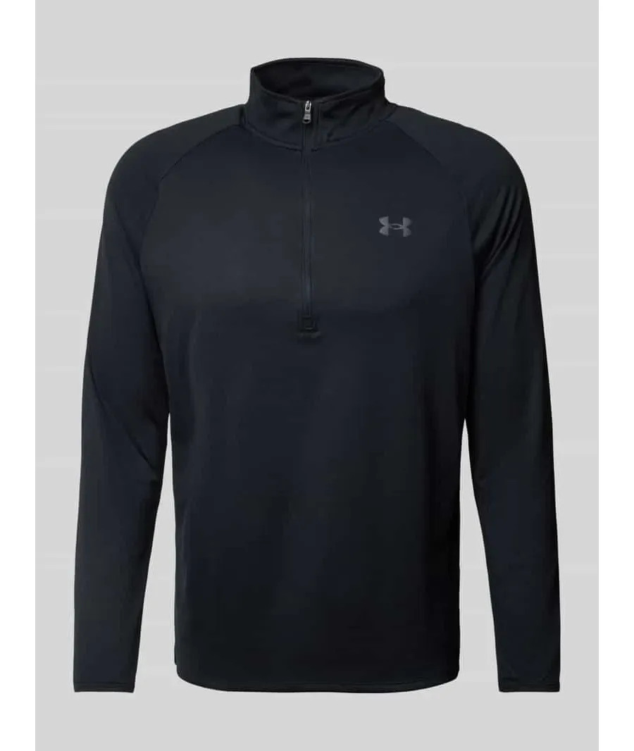 obrazek 1 Bluzka z wiskozy z długim rękawem i zapinanym kołnierzem