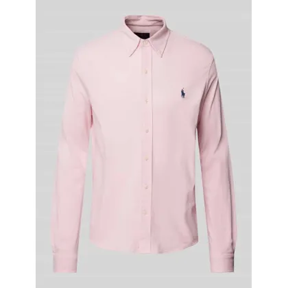 Zdjęcie Koszula casualowa o kroju slim fit z wyhaftowanym logo