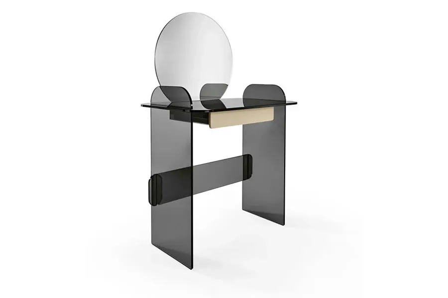 obrazek 5 Luksusowa szklana toaletka z lustrem - Tonelli Design