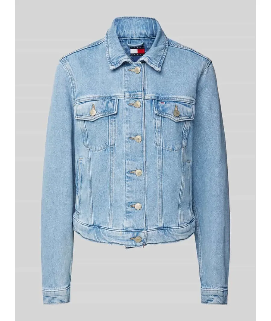 obrazek 1 Tommy Jeans Kurtka jeansowa DW0DW20123 Niebieski Regular Fit