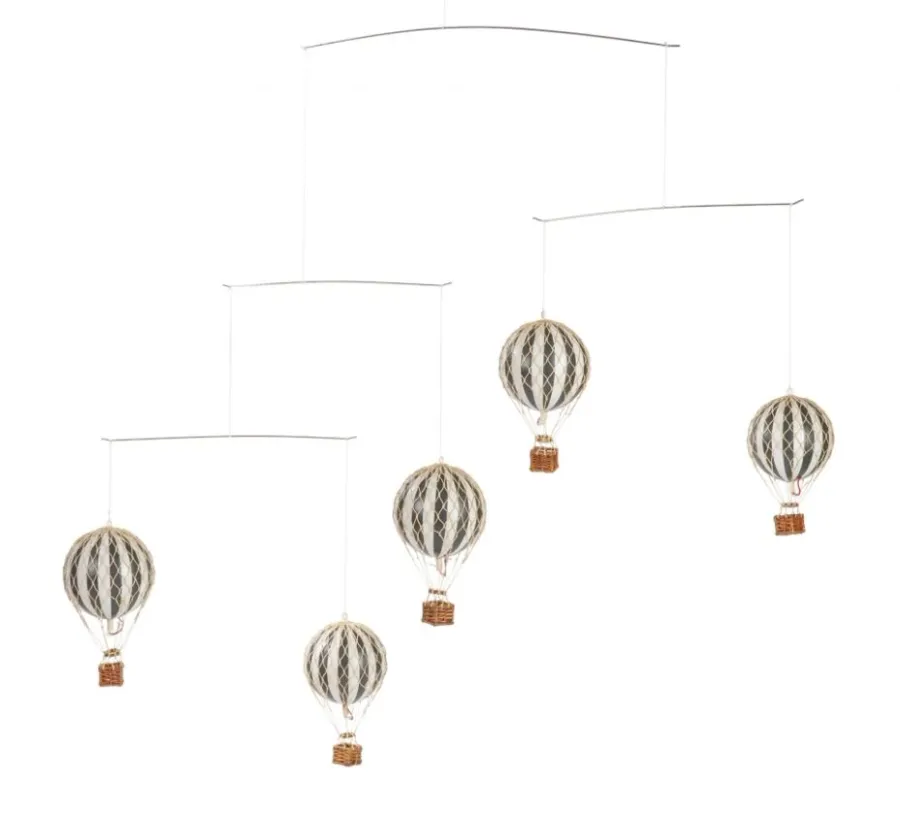 obrazek 1 Pięć czarno-białych balonów wiszących od Authentic Models