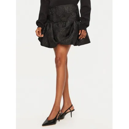 Zdjęcie ROTATE Spódnica mini 113602100 Czarny Slim Fit