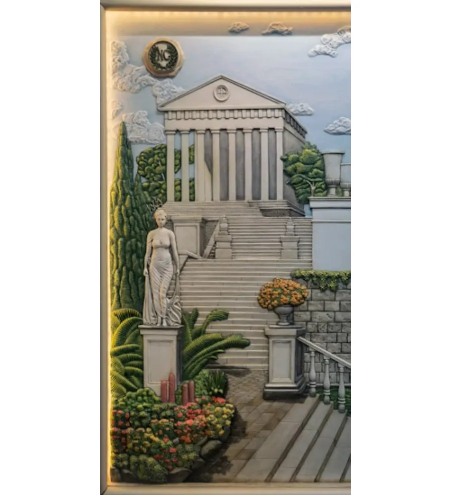 obrazek 3 Znakomita Płaskorzeźba Obraz  140cm ×90cm ×3cm Hiszpania 05.