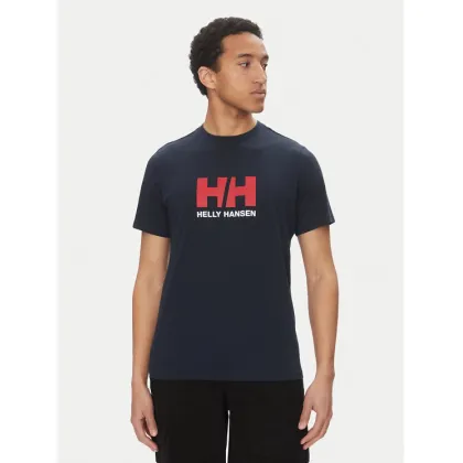 Zdjęcie Helly Hansen T-Shirt Logo 54596 Granatowy Regular Fit