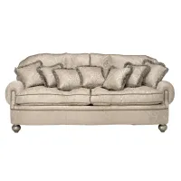 Picture A beautiful two-seater Italian sofa with four pillows