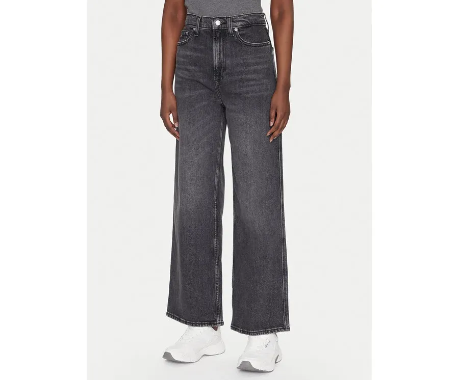 obrazek 1 Tommy Jeans Jeansy Claire DW0DW20660 Szary Wide Leg