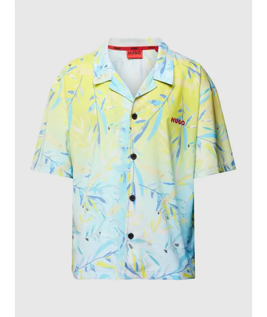 obrazek 1 Koszula casualowa o kroju relaxed fit z rękawem o dł. 1/2 model ‘CALAL’