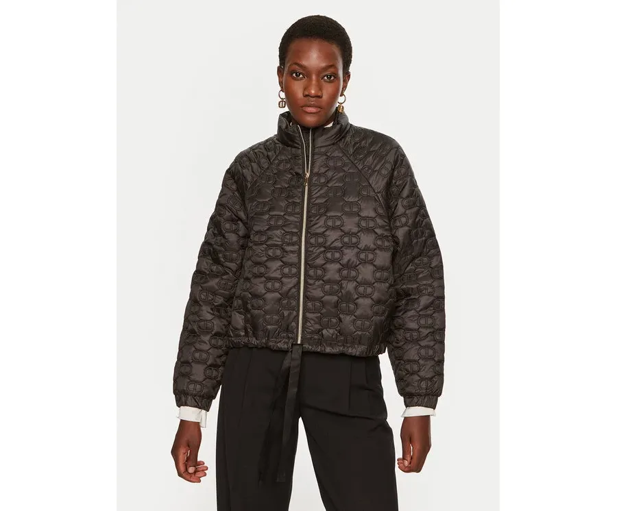 obrazek 1 TWINSET Kurtka zimowa 242TP2021 Czarny Regular Fit