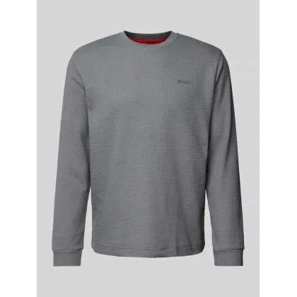 Zdjęcie Bluzka z długim rękawem i wyhaftowanym logo model ‘Austin’