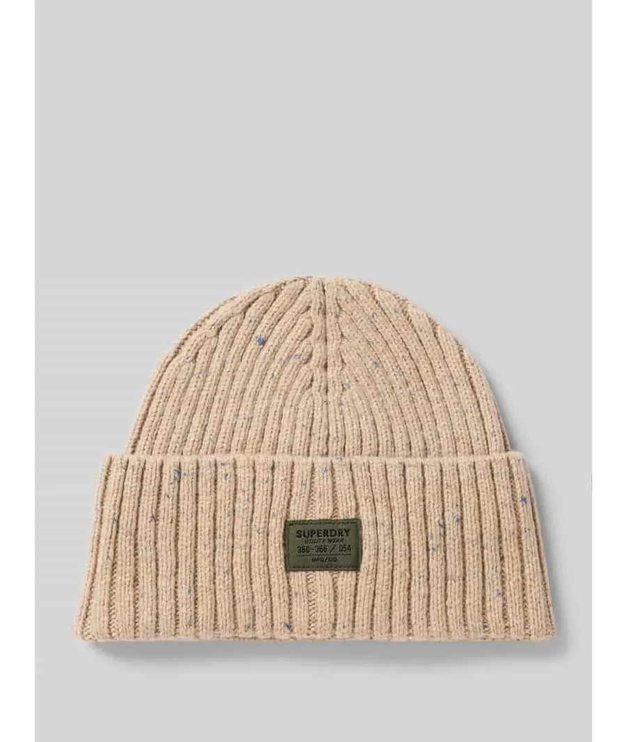 obrazek 1 Czapka beanie z efektem prążkowania
