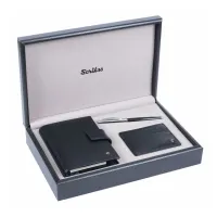 Zdjęcie Skórzane akcesoria biurowe z długopisem - idealne na prezent dla firm