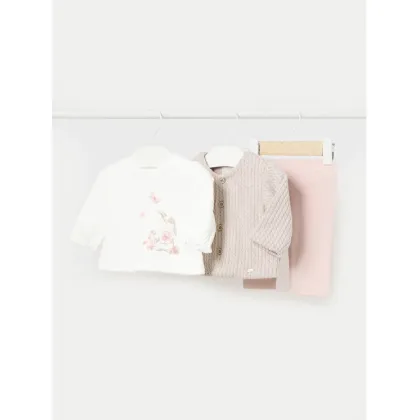 Zdjęcie Mayoral Komplet bluza, bluzka i legginsy 2702 Kolorowy Regular Fit