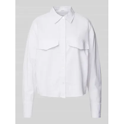 Zdjęcie Bluzka koszulowa z listwą guzikową model ‘Finsi’