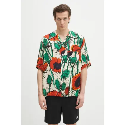 Zdjęcie Wales Bonner koszula Highlife Bowling męska kolor multicolor relaxed MS25SH08.VI05.0734