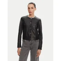 Zdjęcie Serge Pariente Kurtka skórzana Marion Czarny Slim Fit