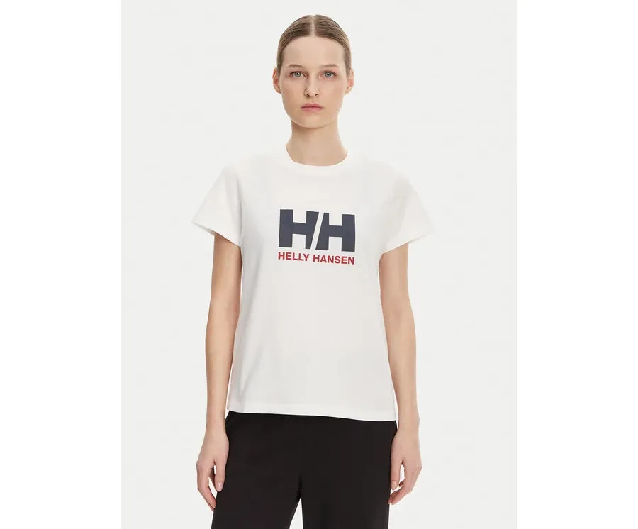 obrazek 1 Helly Hansen T-Shirt Logo 54593 Biały Regular Fit