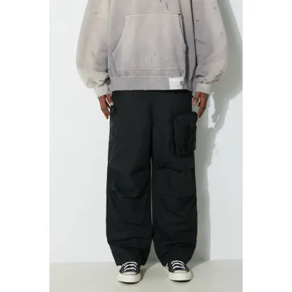 Zdjęcie Maharishi spodnie M.A.L.I.C.E. M51 Cargo Pants Cotton Hemp Twill 28 męskie kolor czarny w fasonie cargo 5051.BLACK