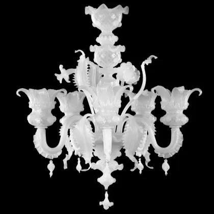 Zdjęcie Oryginalny włoski żyrandol ze szkła murano - wykonany ręcznie