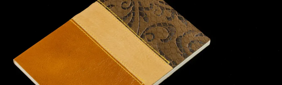 obrazek 2 Luksusowy ciekawy notes ze skóry