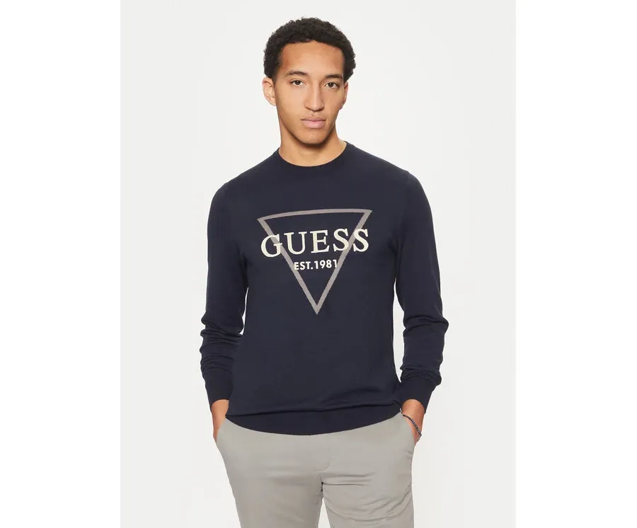 obrazek 1 Guess Sweter M5RR02 Z3KI1 Granatowy Regular Fit