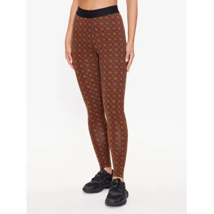 Zdjęcie Guess Legginsy V3YB01 MC04N Brązowy Slim Fit