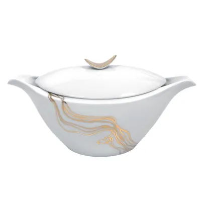 Zdjęcie Ręcznie wykonana waza porcelanowa Fiume D'Oro