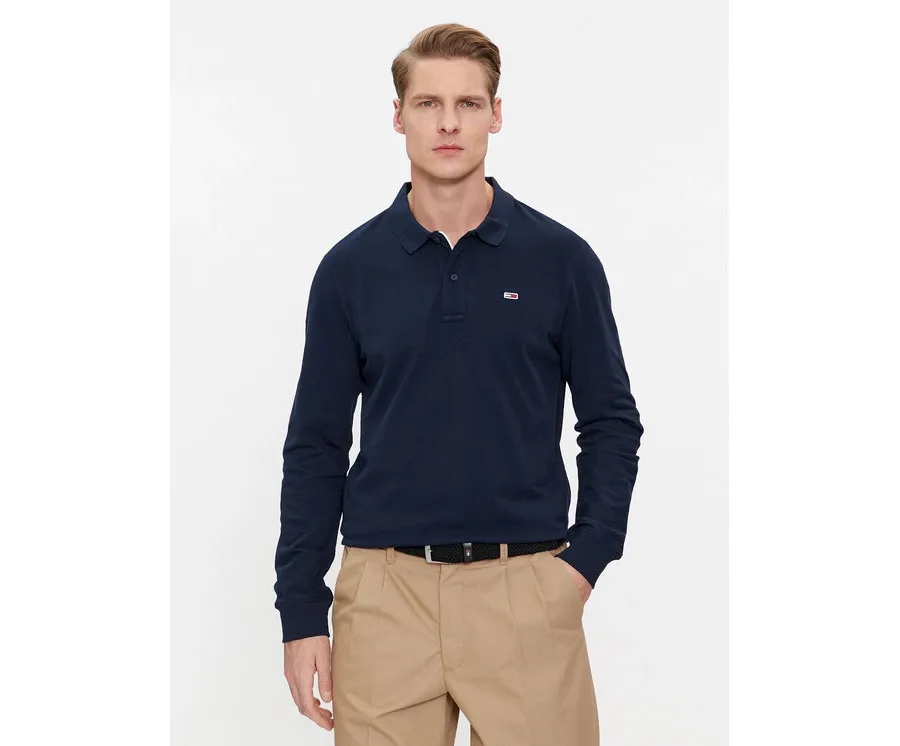 obrazek 1 Tommy Jeans Polo DM0DM18309 Granatowy Regular Fit