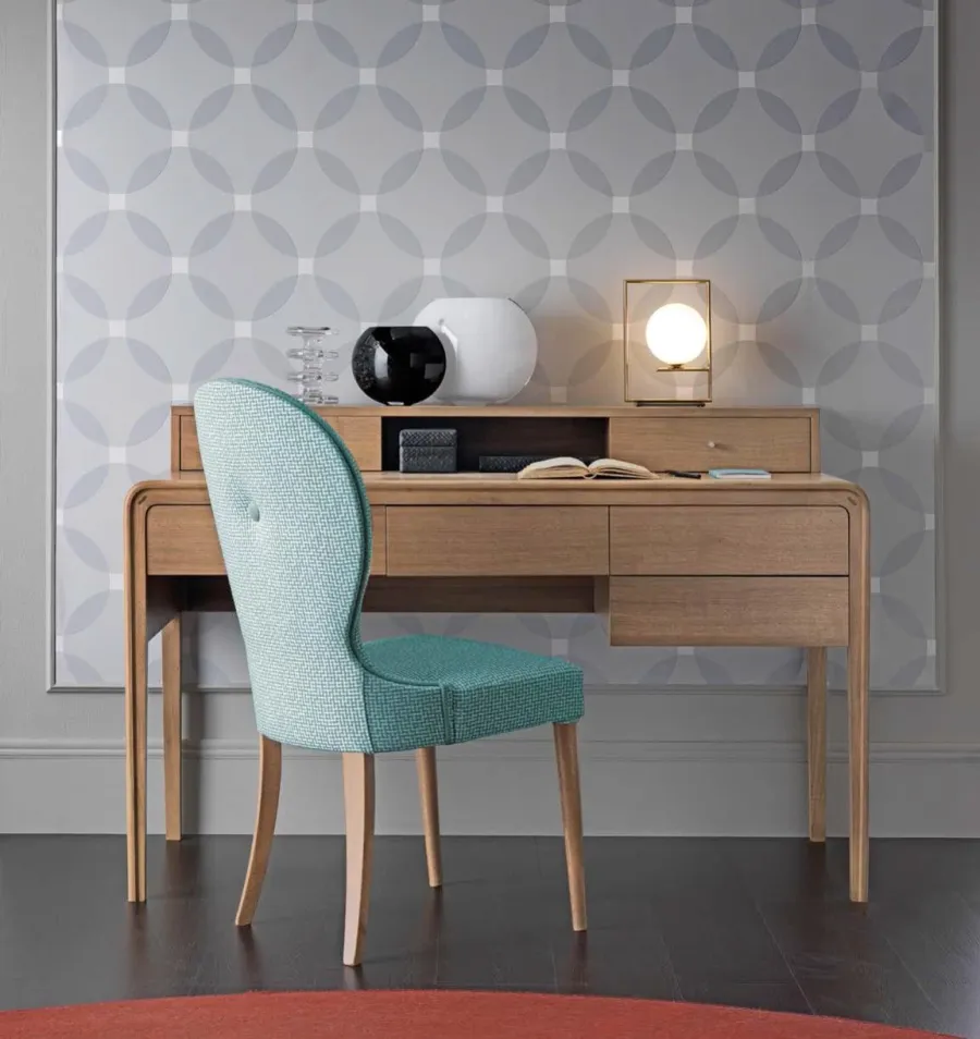 obrazek 1 Eleganckie biurko z 4 szufladami i górną częścią do luksusowego gabinetu – Cantiero