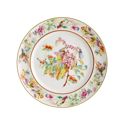 Zdjęcie Porcelanowy talerz obiadowy Kakao Paço Real z przedstawieniem drzewa kakaowca - Vista Alegre