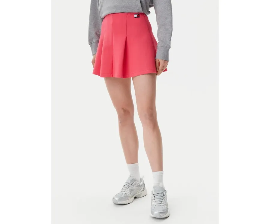 obrazek 1 Tommy Jeans Spódnica mini Badge DW0DW20268 Różowy Regular Fit