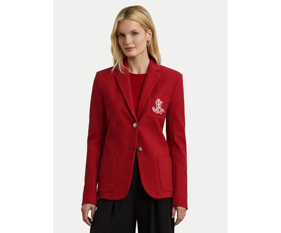 obrazek 1 LAUREN RALPH LAUREN Marynarka 200797305026 Czerwony Slim Fit