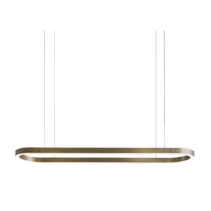 Zdjęcie Rewelacyjna lampa sufitowa z mosiądzu w stylu minimalistycznym