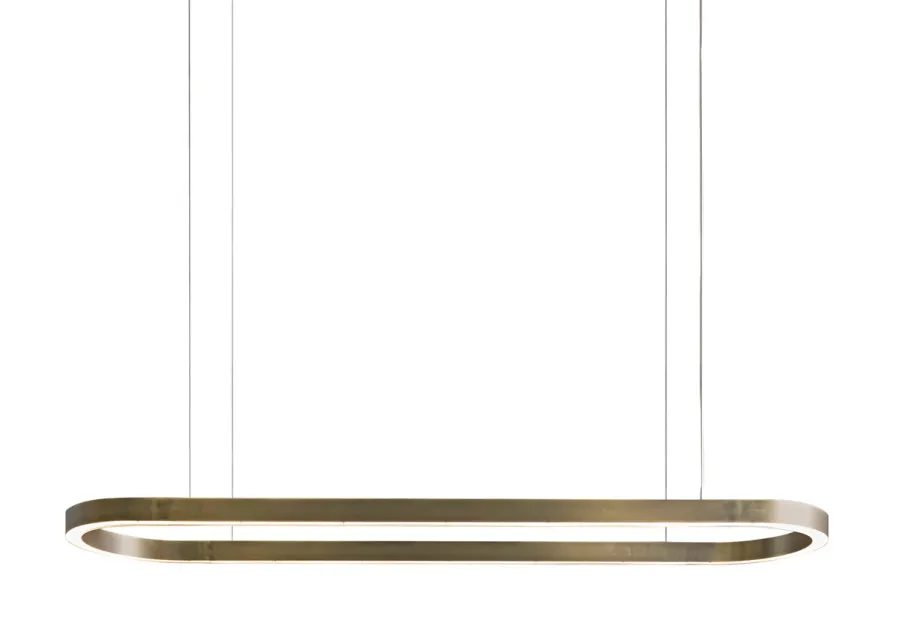 obrazek 1 Rewelacyjna lampa sufitowa z mosiądzu w stylu minimalistycznym