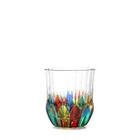 Zdjęcie Luksusowy komplet 4 szklanek do wody wykonany ze szkła murano