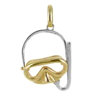 Picture Gold pendant in the shape of a diving mask