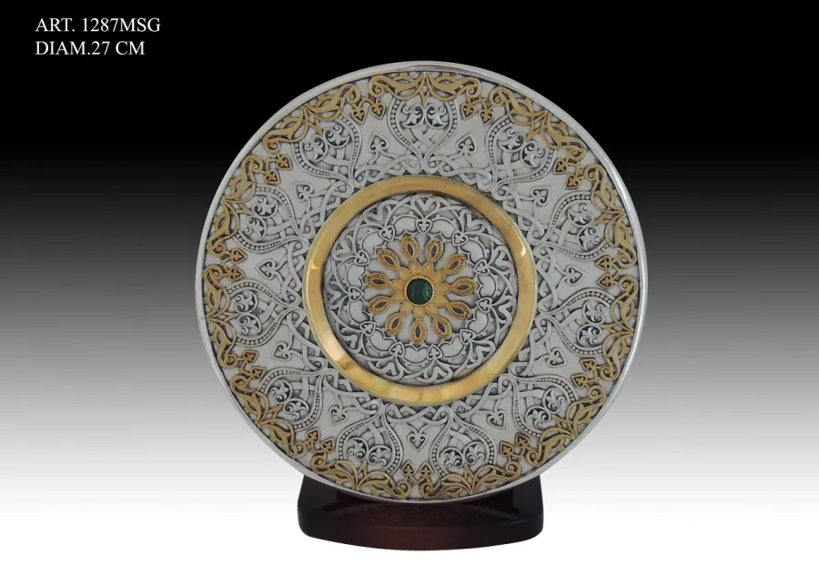 obrazek 1 Włoski pęknie zdobiony talerz