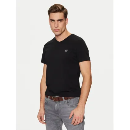 Zdjęcie Guess T-Shirt U97M01 KCD31 Czarny Slim Fit