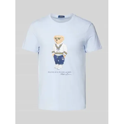 Zdjęcie Polo Ralph Lauren T-Shirt 710973137001 Błękitny Slim Fit