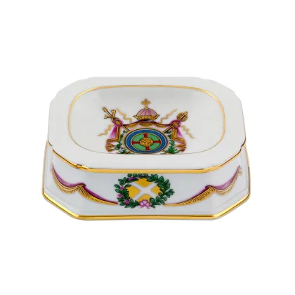 Zdjęcie Porcelanowa unikatowa solniczka José Manuel D. Pedro IV - Vista Alegre