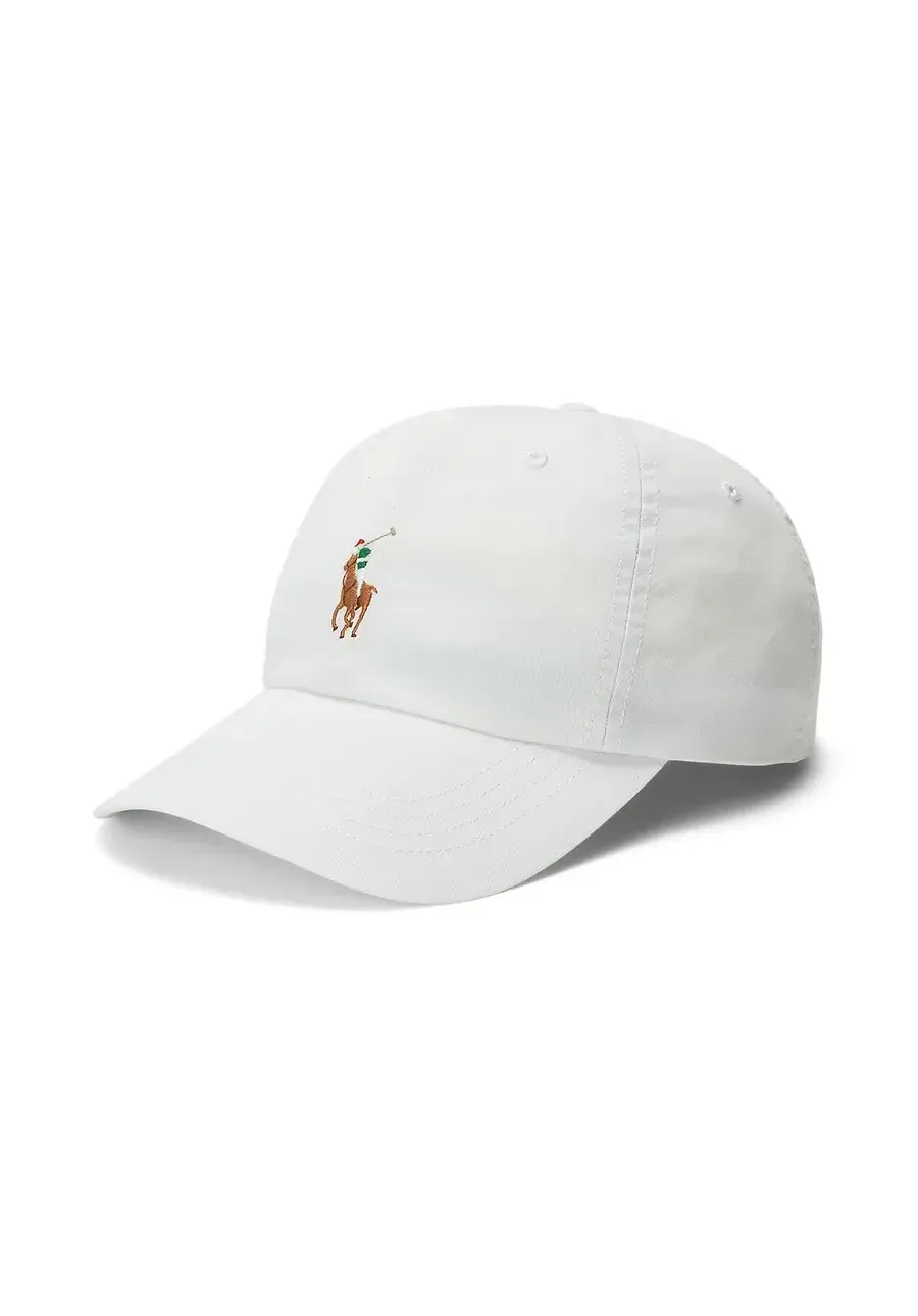 obrazek 1 Polo Ralph Lauren czapka z daszkiem bawełniana CLS SPRT kolor biały gładka 211954881