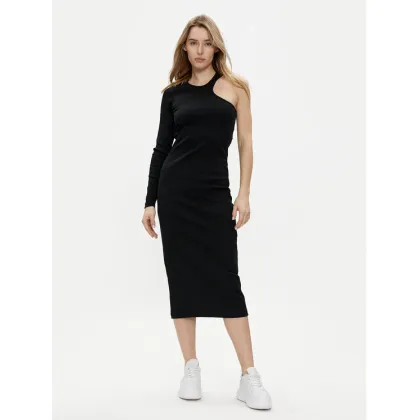 Zdjęcie Replay Sukienka dzianinowa W9074.000.23587 Czarny Slim Fit REPLAY